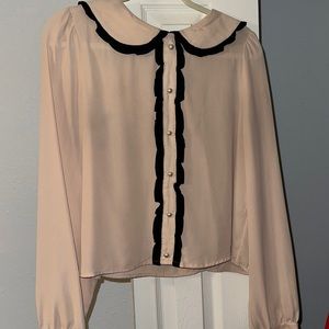 Petter pan collar top